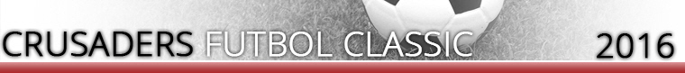 2016 Crusaders Futbol Classic banner